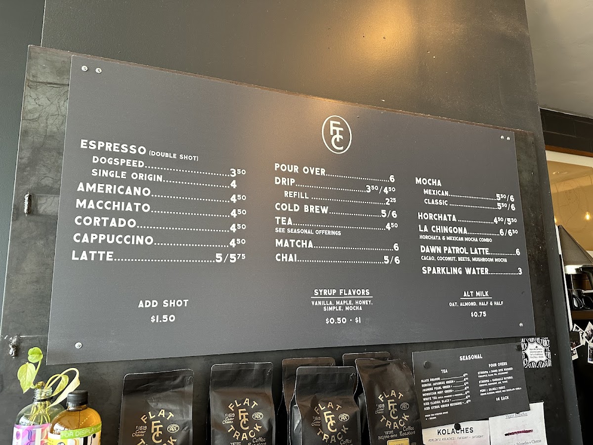 Flat Track Coffee Menu - Image 2